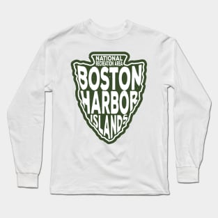 Boston Harbor Islands National Recreation Area name arrowhead Long Sleeve T-Shirt